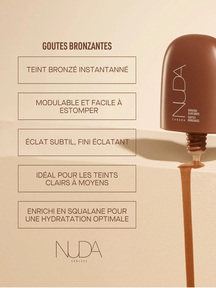 Gouttes bronzantes NUDA